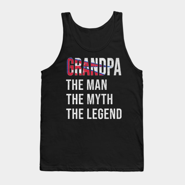 Grand Father Nepalese Grandpa The Man The Myth The Legend - Gift for Nepalese Dad With Roots From  Nepal Tank Top by Country Flags